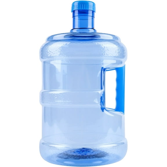 UPGRATOR Water Gallon Jug Blue Portable Water Tank 1Set 13.36X6.88X6.88in