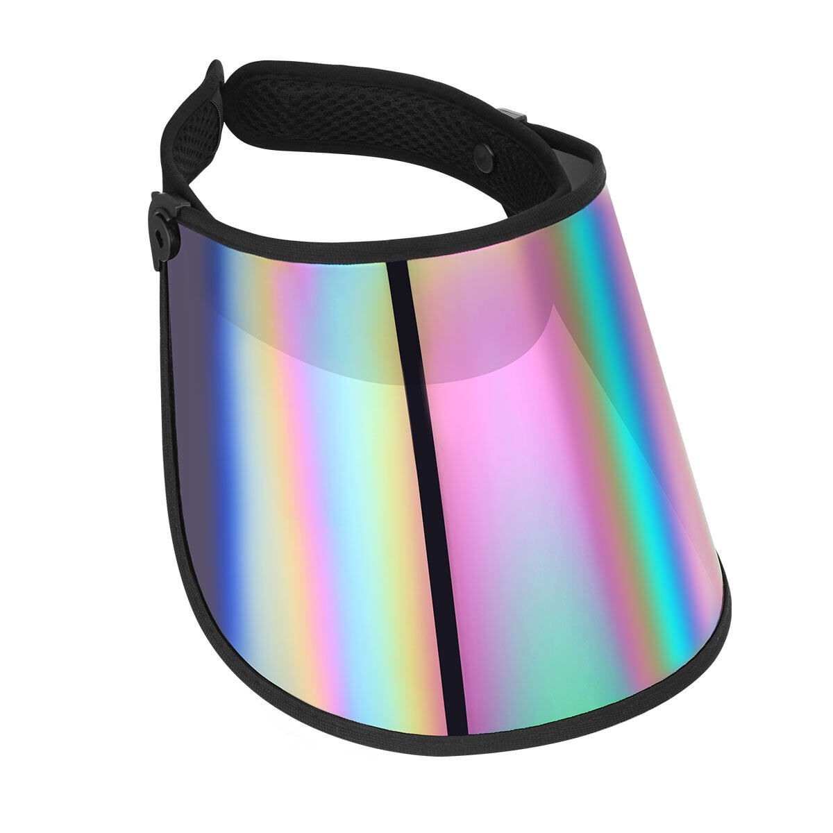 HOMEMAXS PVC AntiUV Sun Visors Adjustable Sports Sun Hat for Travel