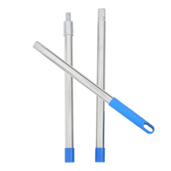 Minkissy Brush Extension Pole Silver 1 Set 47.16X0.98X0.98in