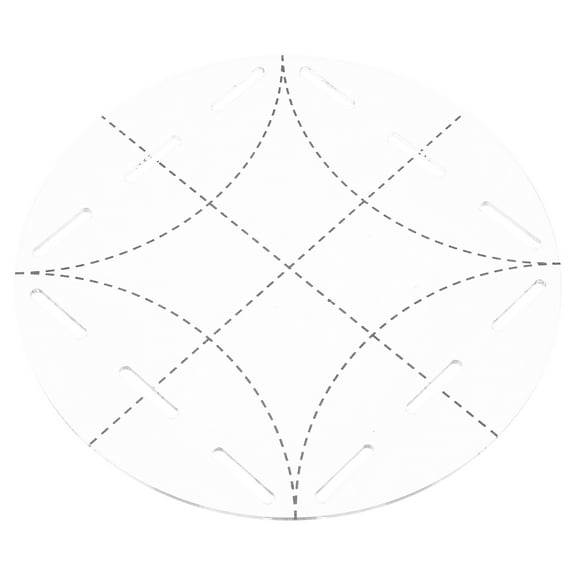 HOMEMAXS Patchwork Ruler Quilting Cutting Ruler Patchwork Cutting Template Sewing Supply