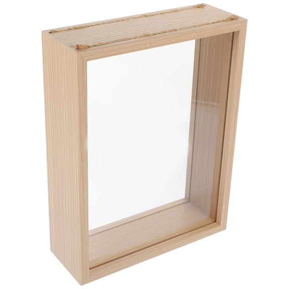 HOMEMAXS Wooden Dried Flower Frame for DIY Use Khaki Color Lightweight and Elegant Design 8x10 Inches