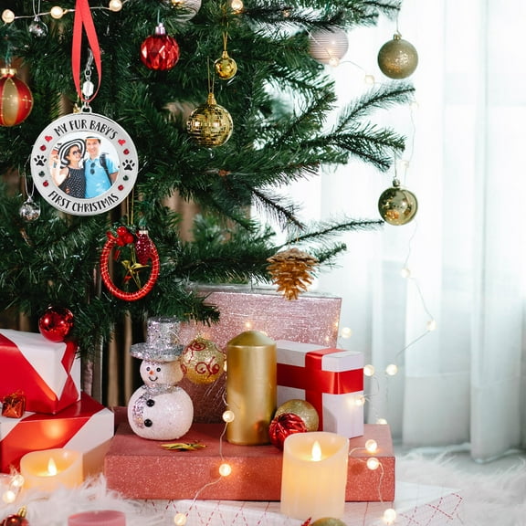 Photo Frame Decor Picture Metal Christmas Window Decoration Fireplace