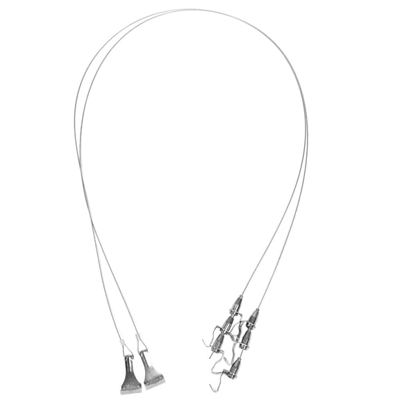Minkissy Versatile Use Adjustable Picture Hangers Kit Secure Hanging for Mirrors and Artwork Silver
