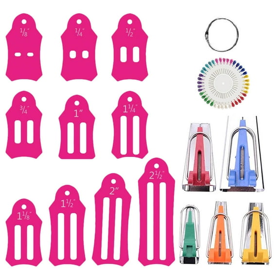 HOMEMAXS Pin Bag Curtain Header Tape Dye Sewing for Hemming Glue Rosy