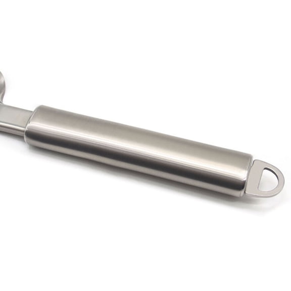 HOMEMAXS Pizza Spatula Serrated Cake Server 26.00X6.00X1.00CM Silver