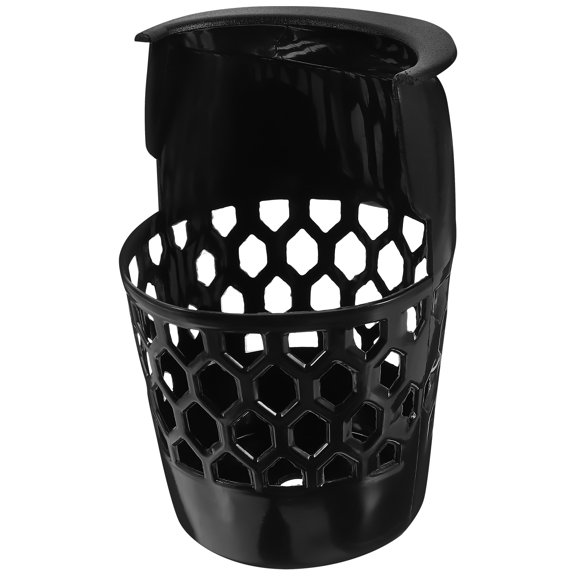 HOMEMAXS Plastic Billiard Drop Ball Basket for Storage Use Sturdy and Durable Black 6.5 Inches