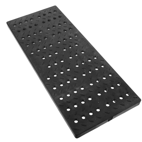 HOMEMAXS Plastic Grate Driveway Drain and Grates Diffuser Insulate Heavy Black