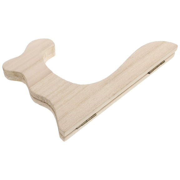 HOMEMAXS Plate Display Holder Plaque Holder Display Stand Wood Easel Stand Decorative Plate Rack For Picture Frame Holder Tea Plate Display