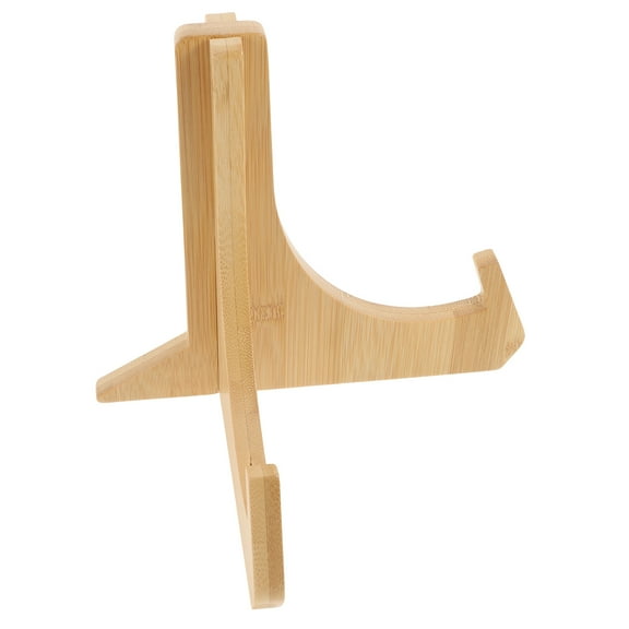 Plate Display Stand Plate Holder Wooden Picture Frame Stand Small Photo Stand Decorative Plaque Easels Stand For Table Display