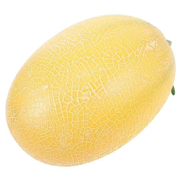 HOMEMAXS Multi-Color Artificial Cantaloupe Fruit Model for Home Decor, Photography Props, Study Display, and Plastic Fruit Decoration