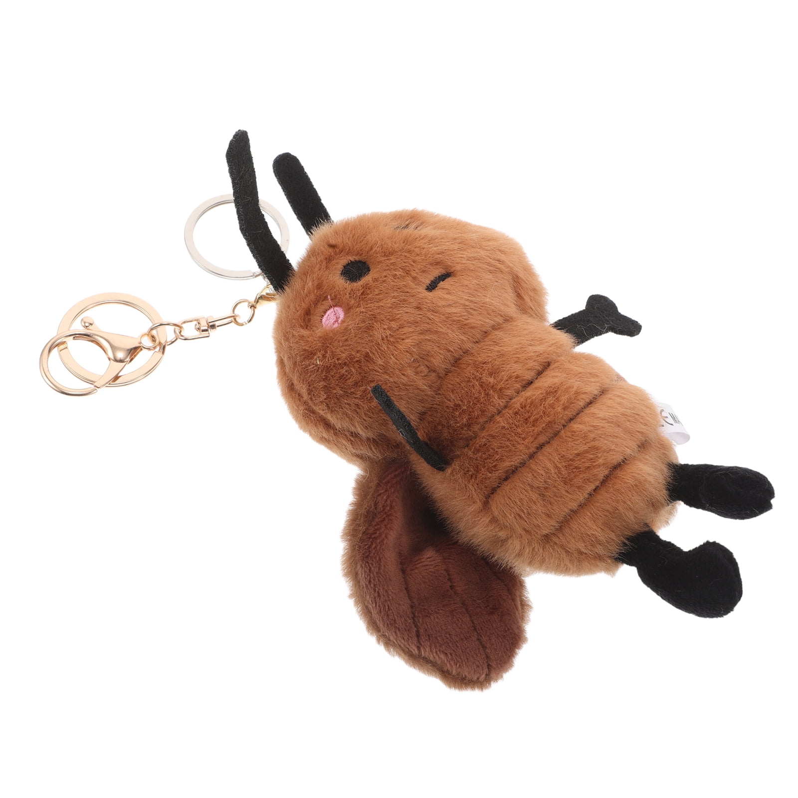 HOMEMAXS Plush Cockroach Keychain Creative Doll Keyring Ornament For ...