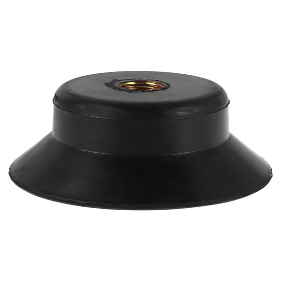 TABLZONE Anti Vibration Pads Car Dent Puller Suction Cup Black Rubber Metal 1Pcs 4.7X4.7X1.6In