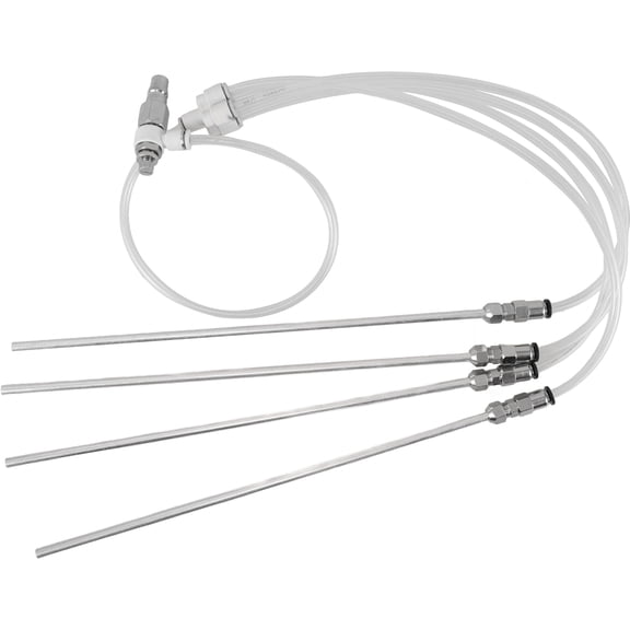 HOMEMAXS Pneumatic Engine Cleaning Equipment Drain Cleaner Removable Plug Silver