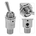 thumbnail image 1 of HOMEMAXS Pneumatic Knob Switch Replacement Toggle Button Silver, 1 of 8
