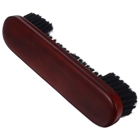 RUNROTOO Billiards Pool Table Clean Brush Dark Brown 1Pcs 8.7x2.4x2.0in