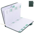thumbnail image 1 of Portable Address Book Phone Number Mini Organizer Small Office Green, 1 of 8