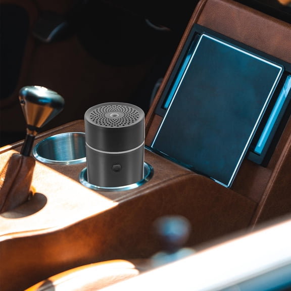 HOMEMAXS Portable Car Humidifier Usb Rechargeable Oil Diffuser Humidifier (Black)