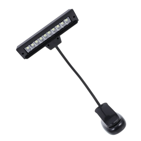 VERDANVERSE Small Reading Lamp Music Stand Light Black 1Set