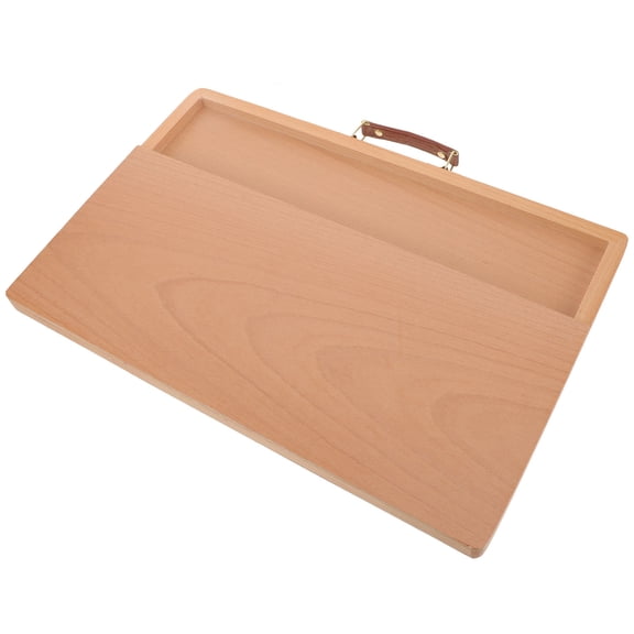 HOMEMAXS  Portable Drawing Board Shopping Carry Craft Brown Supplies Student