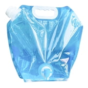 HOMEMAXS Portable Folding Water Container Travel , Lightweight Sky Hydration Bag for Outdoor Use