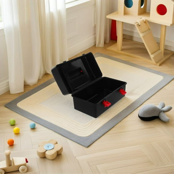 HOMEMAXS Portable Gyro Storage Box Plastic Battling Top Carrying Case Lightweight and Compact Gyro Organizer Empty Gyro Box Gyro Case