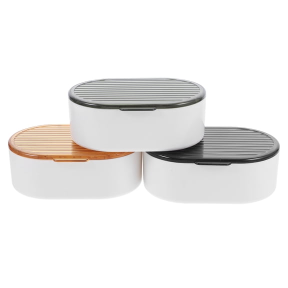 VERDANVERSE Soap Container for Traveling Abs 3Pcs