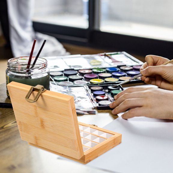 WEUVEB Pigment Box Khaki 1Pcs 4.56X4.17X1.10in