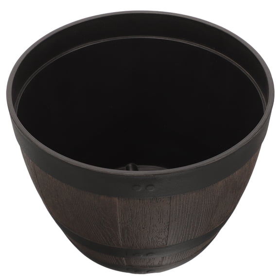 HOMEMAXS  Pot for Plants Bucket Planter Imitation Wine Barrel Flowerpot