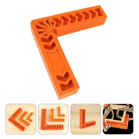 VERDANVERSE Accurate Scale for Carpenter Plastic Orange 1Pcs Measuring