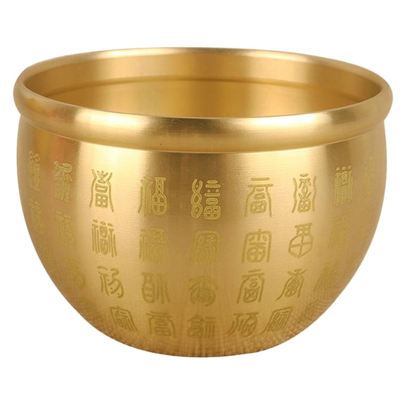 Pure Copper Bowl Desktop Treasure Table Centerpiece