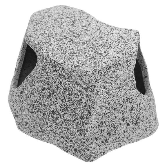 Purple Sand Fish Tank Decorations Aquarium Cave Decor Fish Tank Shelter Stackable Aquarium Rocks Shrimp Hiding Spot Betta Fish Hideout