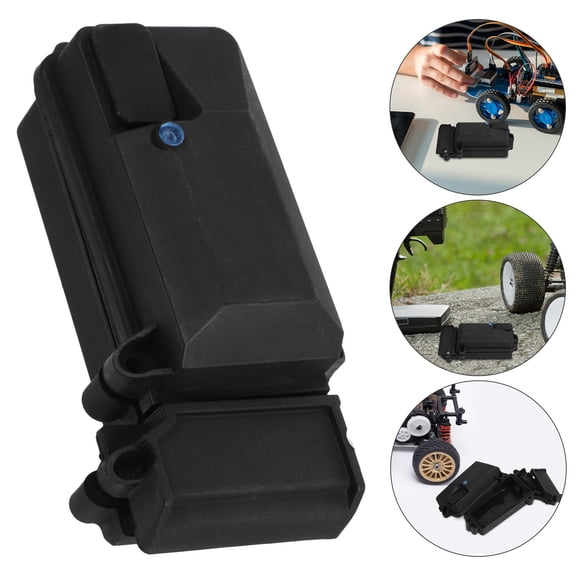 HOMEMAXS RC Receiver Box 1/10 RC Crawler Receiver Box Compatible with SCX10 D90