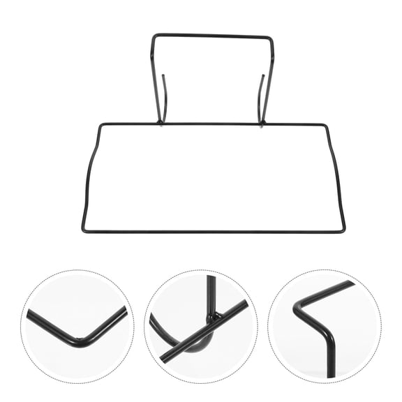 HOMEMAXS Railing Planter Brackets Balcony Planters Railing Hanging Brackets Metal Railing Flower Box Shelf