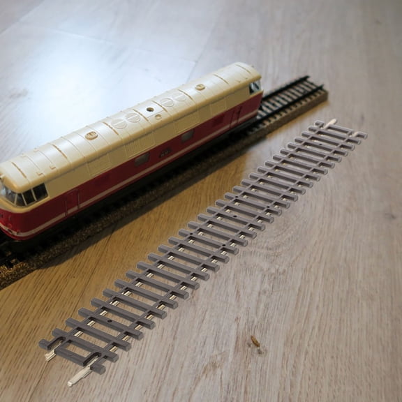 HOMEMAXS Railroad Track Model Sand Table Train Track Building Material Mini Train Track Model Set