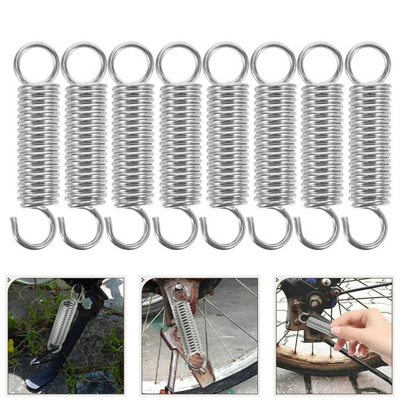 HOMEMAXS Raindrops 8pcs Tension Spring Mechanical Compression Spring Extension Spring with Hooks