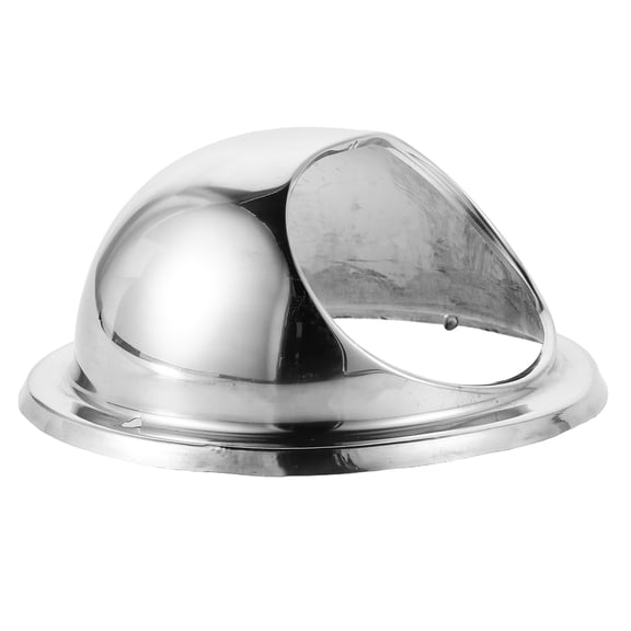 Rainproof Stainless Steel Ventilation Outlet Cap Round Wall Vent Cover for Kitchen Exhaust and Chimney Systems