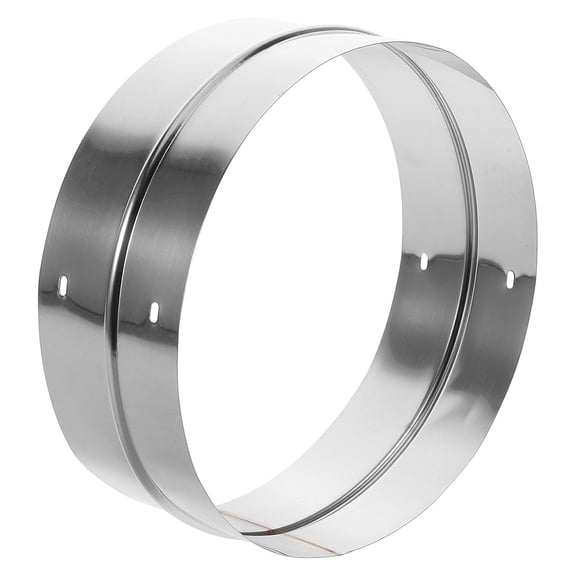 HOMEMAXS Range Hood Pipe Coupling Straight Adapter Stainless Steel Duct Coupler Exhaust Pipe Coupler for Ventilation Systems Dryer Vent Hose Coupling