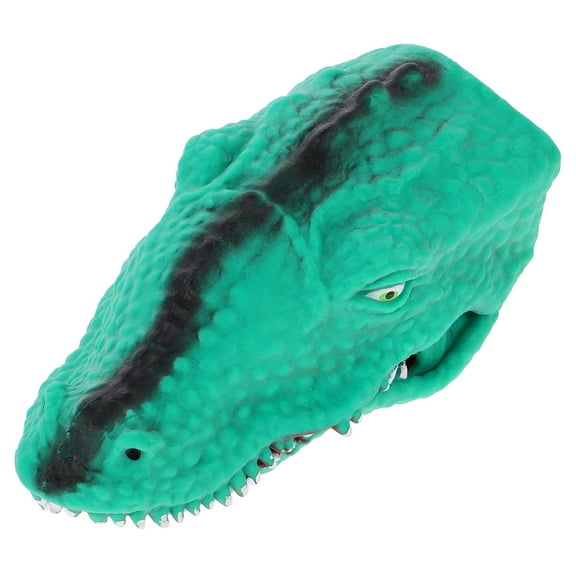 Interactive Alligator Hand Puppet for Kids Safe Material Green Color Glove Design 8 Inch