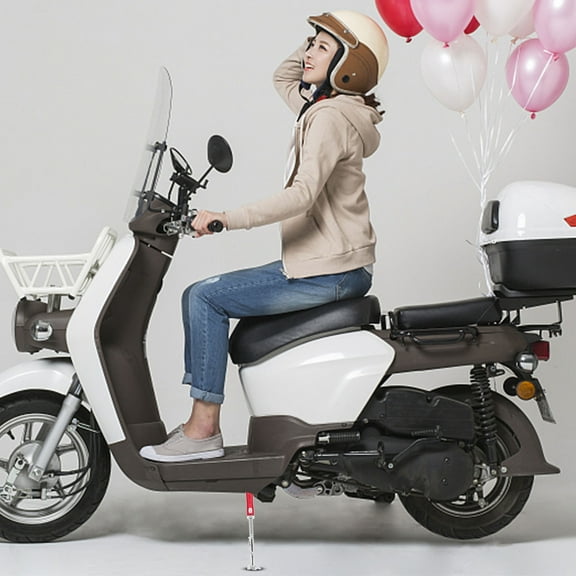 Red Aluminum Alloy Motorcycle Kickstand for Safe Parking on Various Surfaces 1 Piece