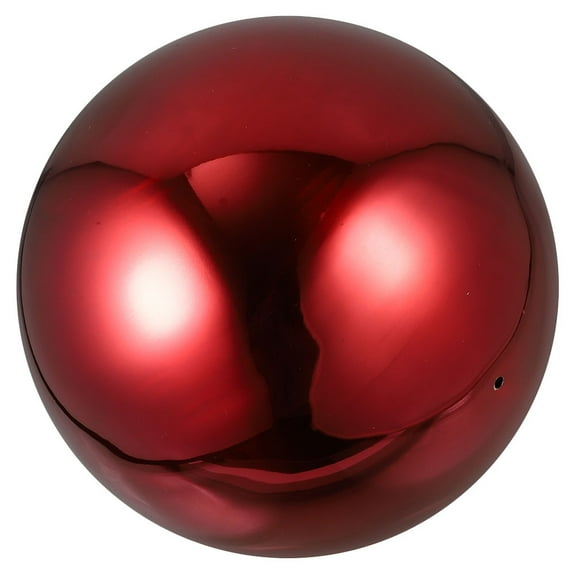 HOMEMAXS Reflective Decor Shiny Balls Reflective Ball 12.00X12.00X12.00CM Red