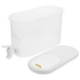 thumbnail image 1 of Beverage Dispenser with Spigot for Families Made of PP Material White Color Fits in Fridge, 1 of 8