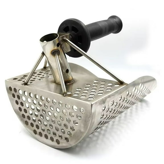 HOMEMAXS Sand Beach Scoop Soil Sifter Stainless Steel Sand Scoop for Metal Detecting