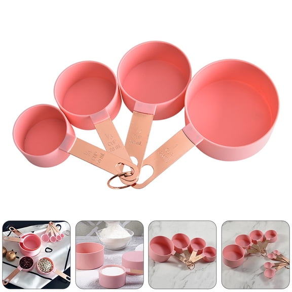 VERDANVERSE stainless steel measuring set Measuring Cups Stainless Steel Baking Housewives 1 Set