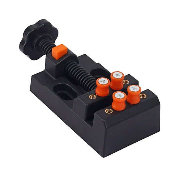 HAMPPLIES table bench vise press Plastic Black Adjustable Jaw DIY Tool 1Pcs