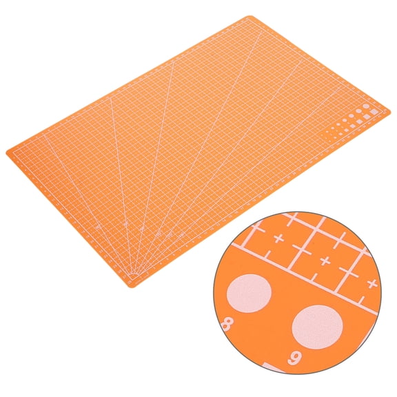 WEUVEB Sewing Cutting Mat Orange 1Pack 17.68X11.79X0.04In