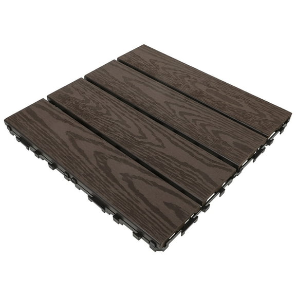Interlocking Deck Tiles for Home Use PVC Multi Color Easy to Assemble Durable Floor Tiles 12 x 12
