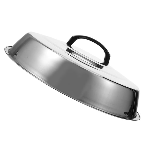 HOMEMAXS Serve Professional BBQ Lid Office 38.00X38.00X6.00CM Silver