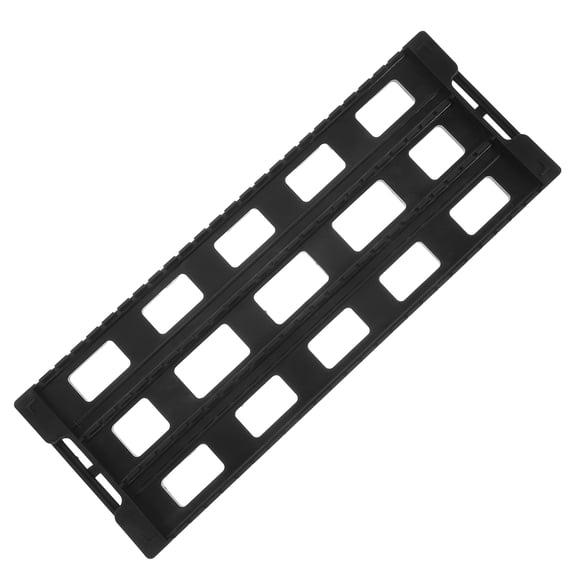OULII AntiStatic PCB Holder Stand for Black ABS 25Slot BarShaped