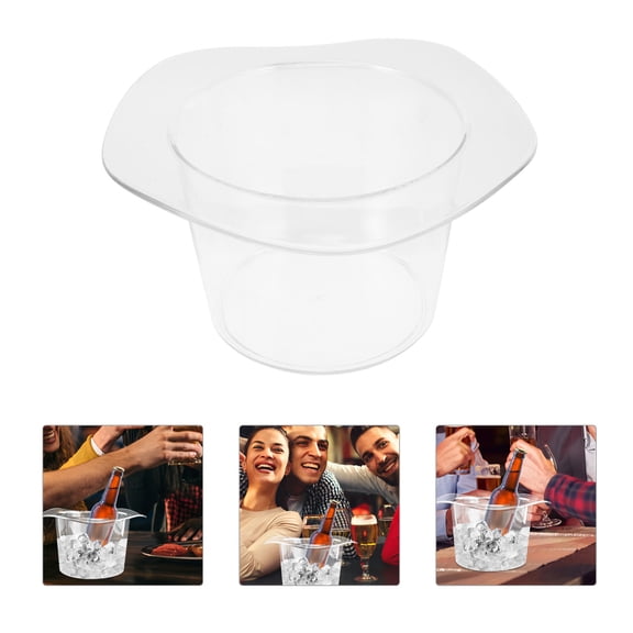 Serving Stainless Steel Cubitera Wine Chiller Stand Ice Bucket KTV