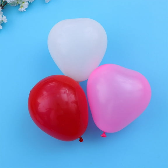 HOMEMAXS Set of 2 Stylish Balloons Love Balloon Balloon Arch Red Balloons 12X6CM
